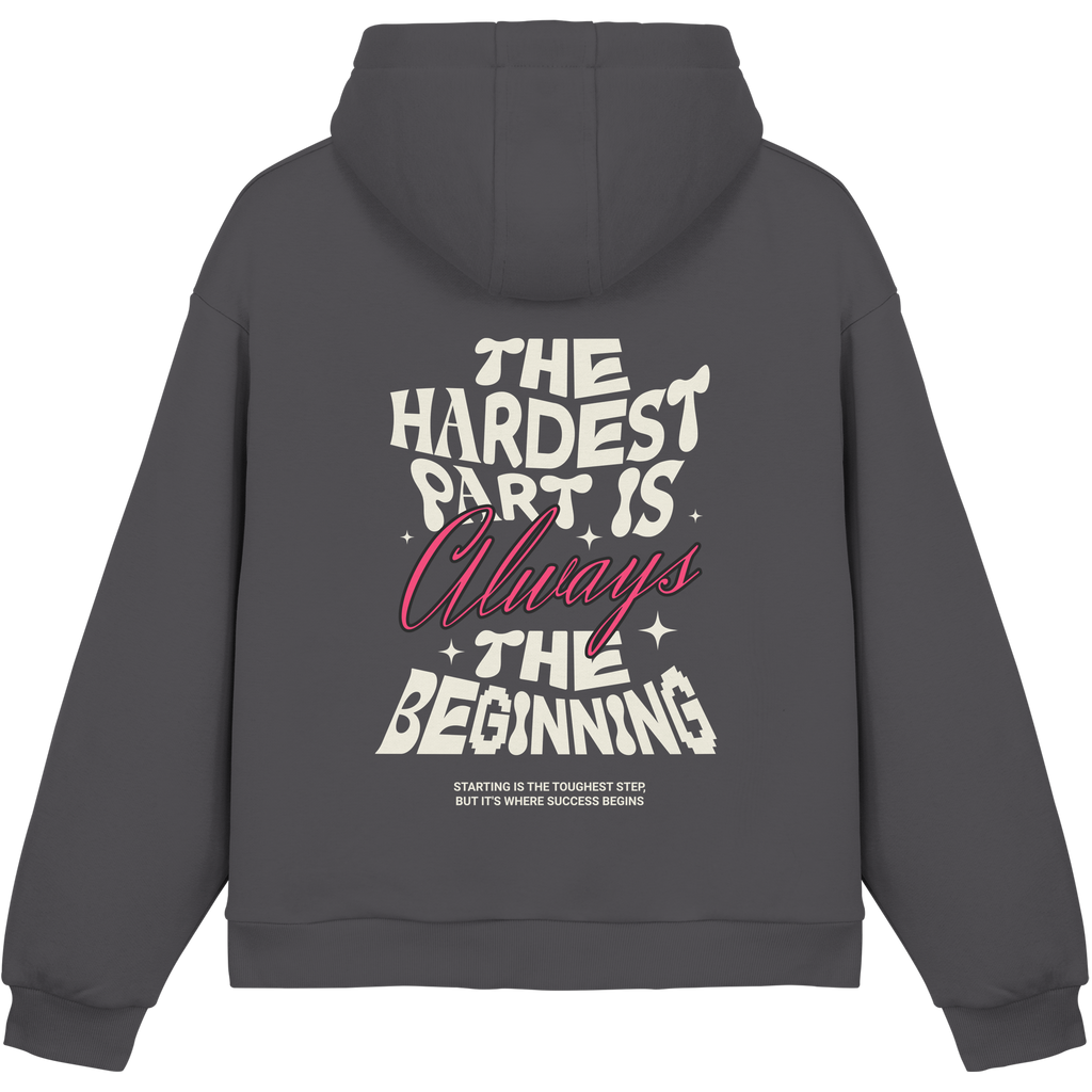 The beginning - Fluffy Boxcut Hoodie