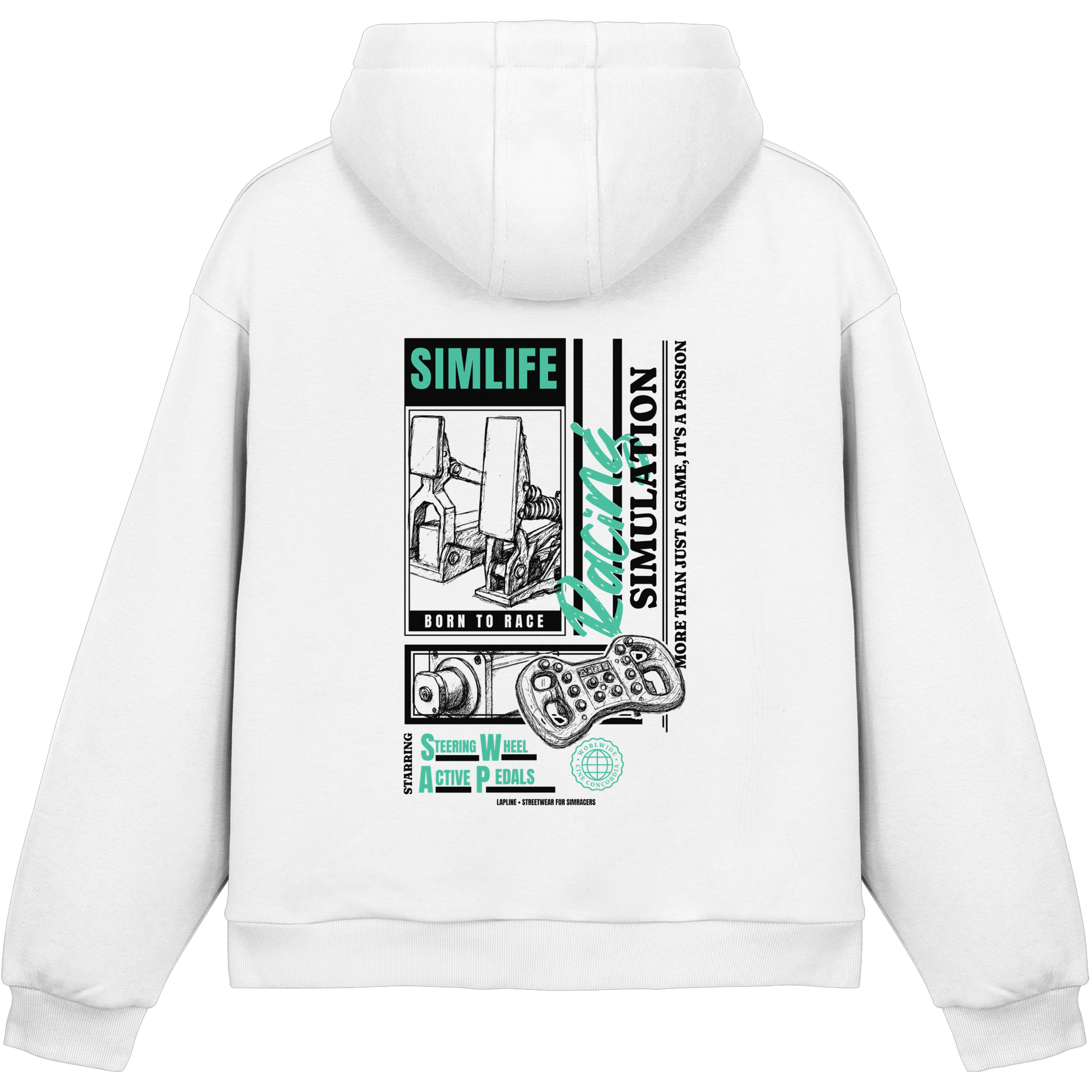 Racing Simulation - Fluffy Boxcut Hoodie