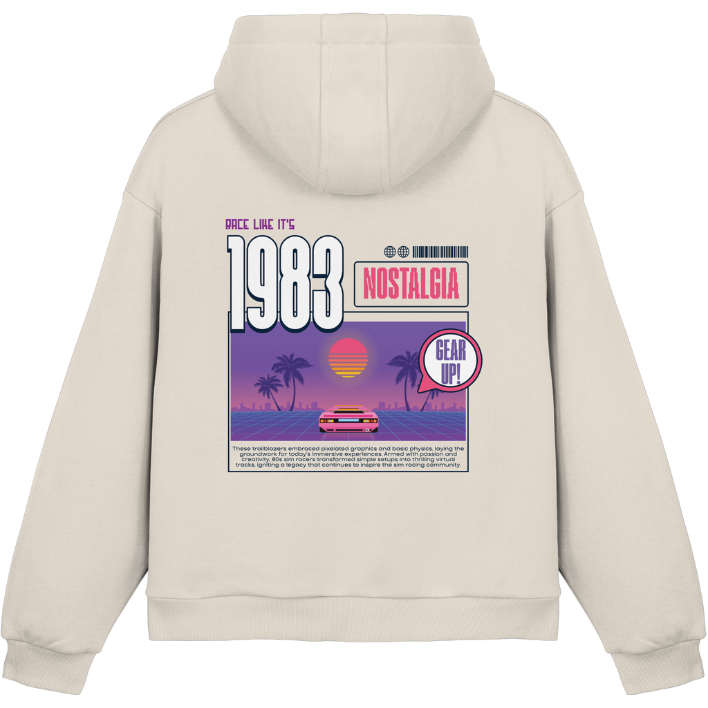 Retro Racer - Fluffy Boxcut Hoodie