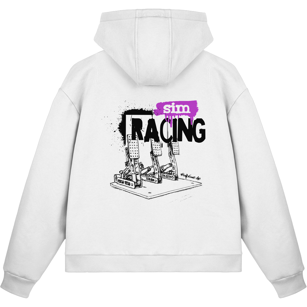 Throttle Therapy - Fluffy Boxcut Zipper - Stickmotiv vorne