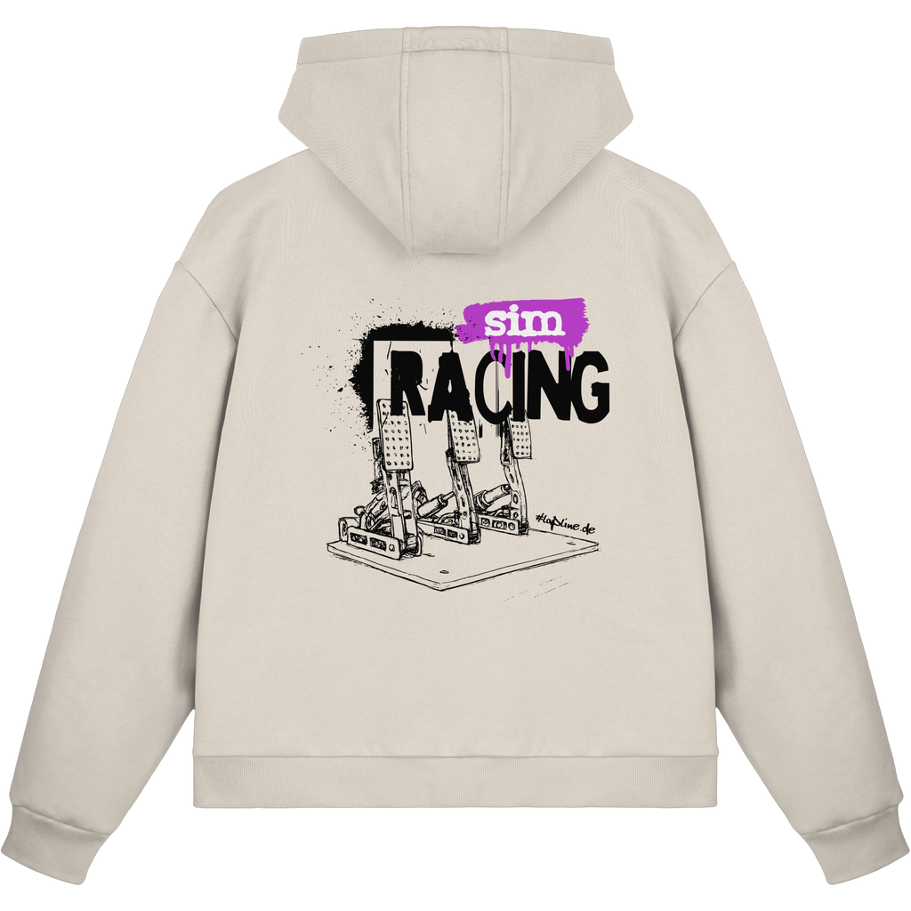 Throttle Therapy - Fluffy Boxcut Zipper - Stickmotiv vorne