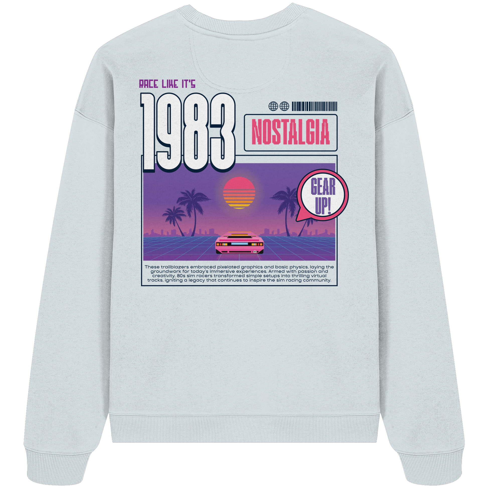 Retro Racer - Oversize Sweatshirt