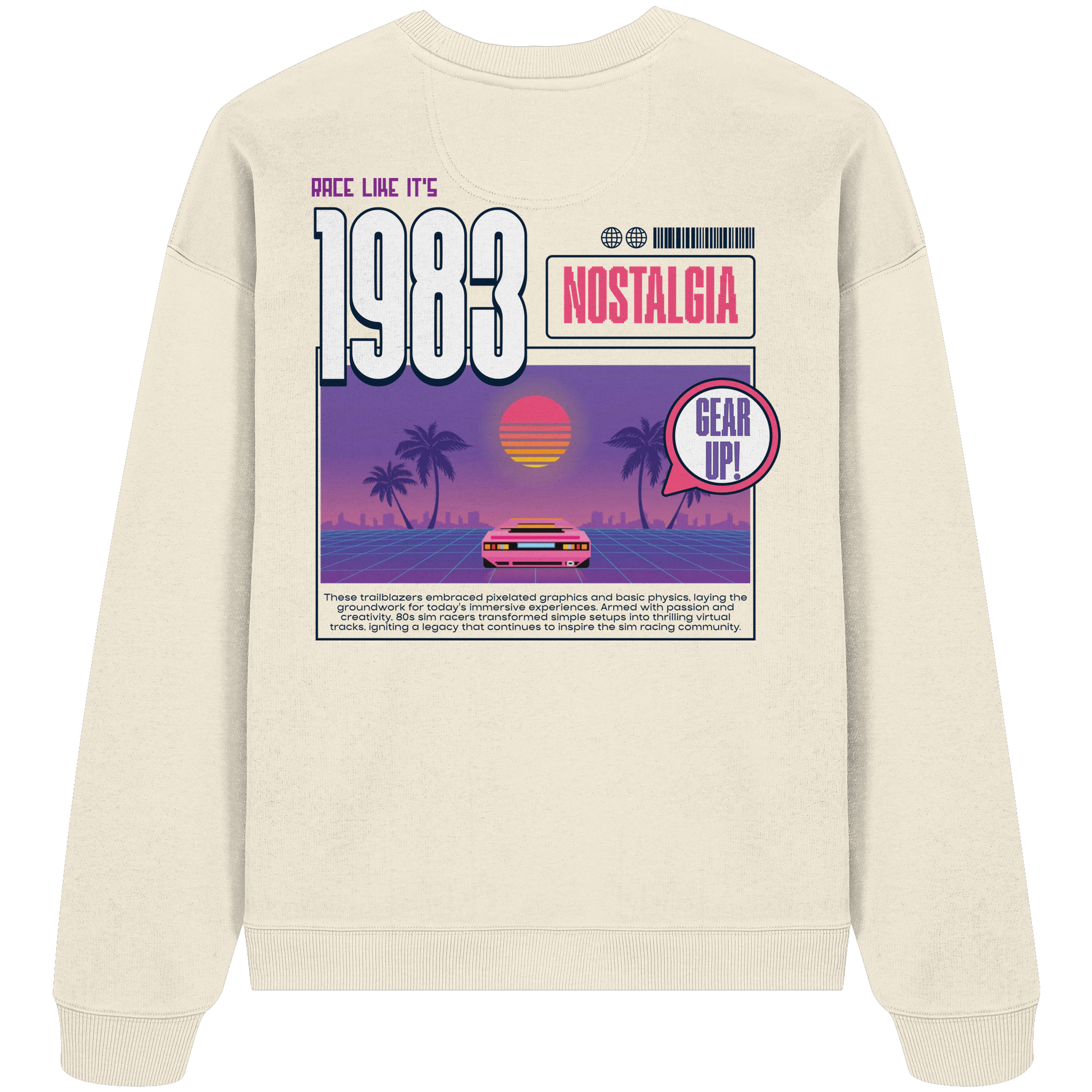 Retro Racer - Oversize Sweatshirt