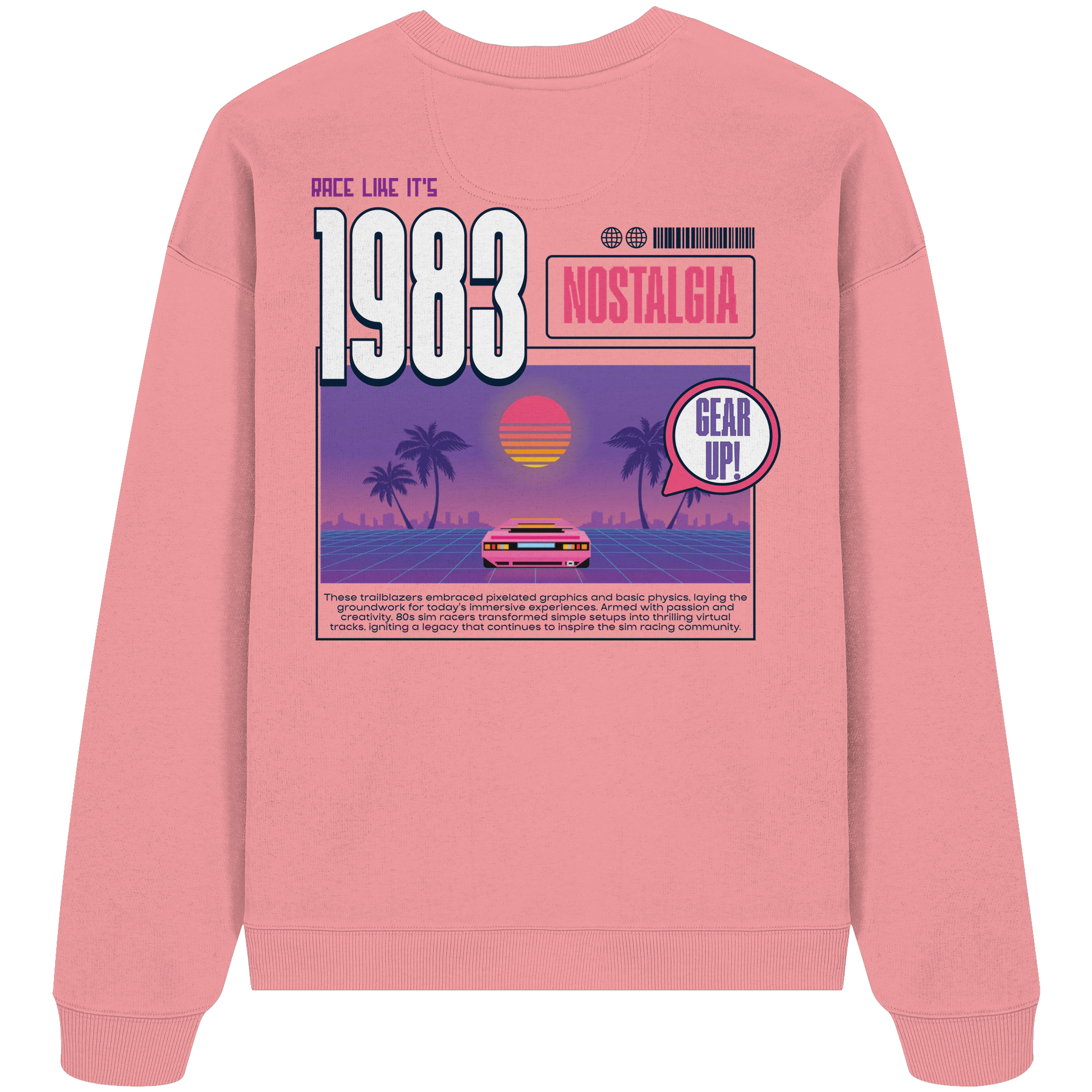 Retro Racer - Oversize Sweatshirt