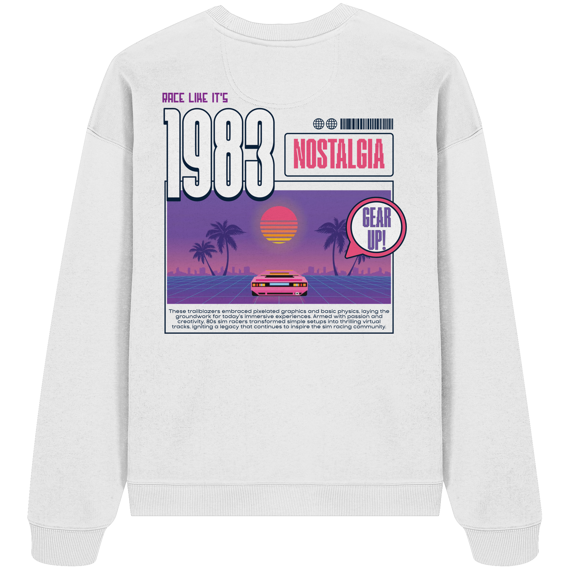 Retro Racer - Oversize Sweatshirt
