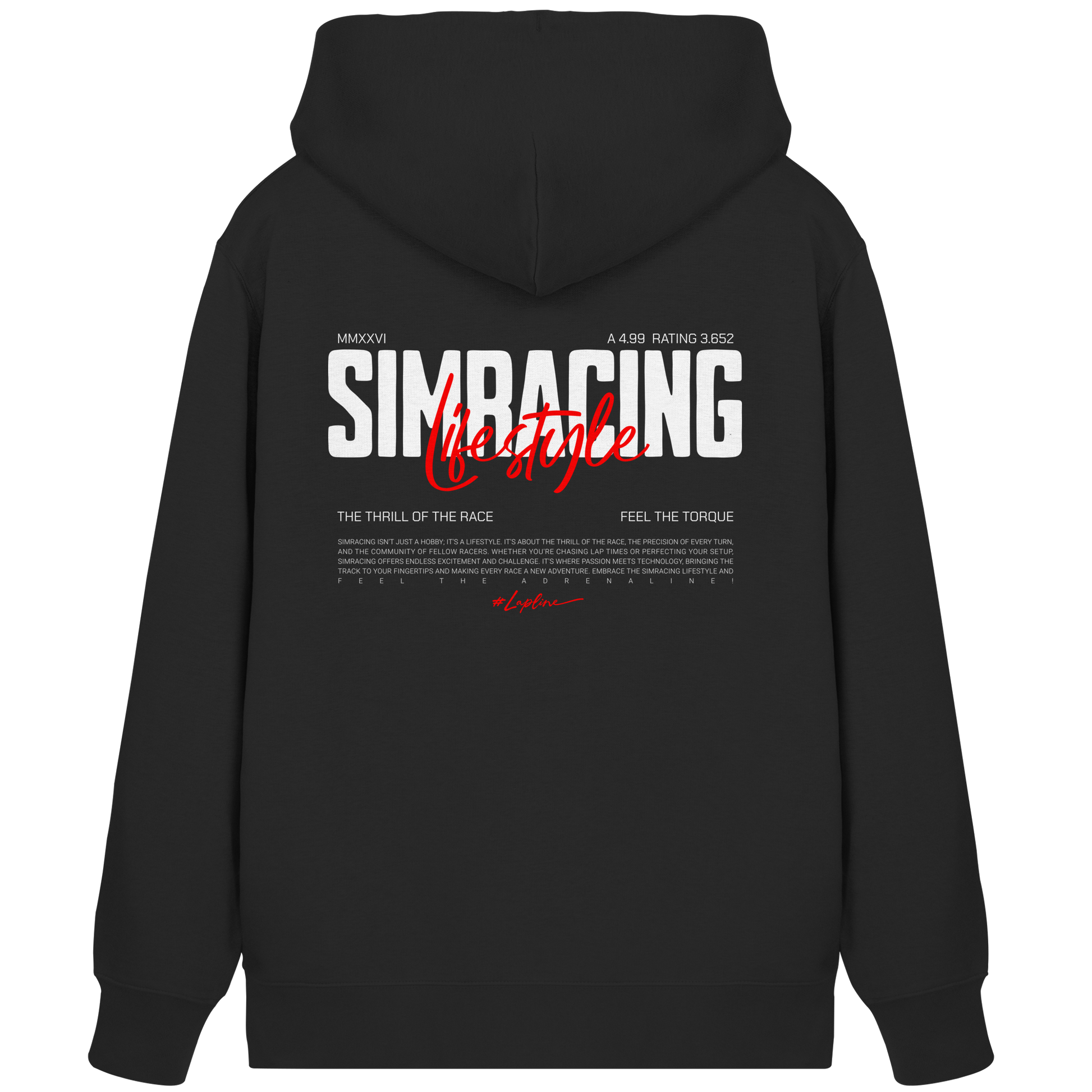 Simracing-Lifestyle - Zipper - Stickmotiv vorne