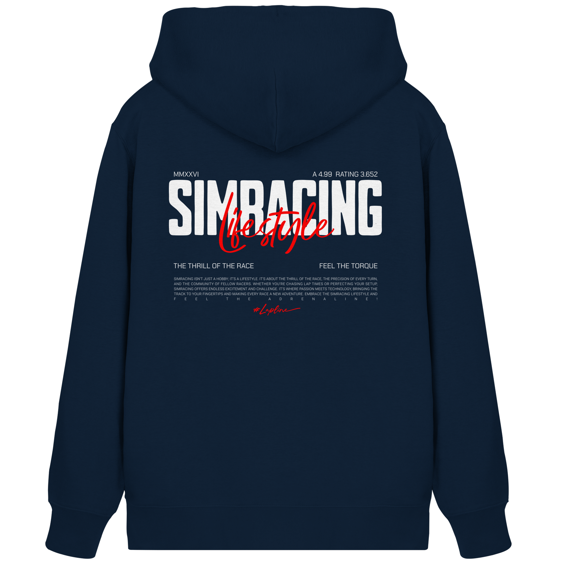 Simracing-Lifestyle - Zipper - Stickmotiv vorne