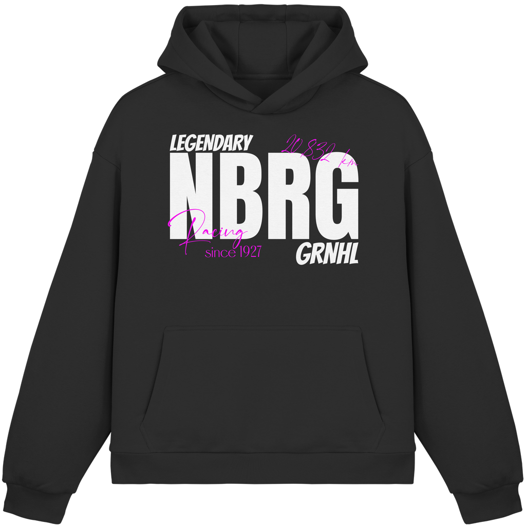 Legendary Nürburgring Racing since 1927 - Fluffy Boxcut Hoodie