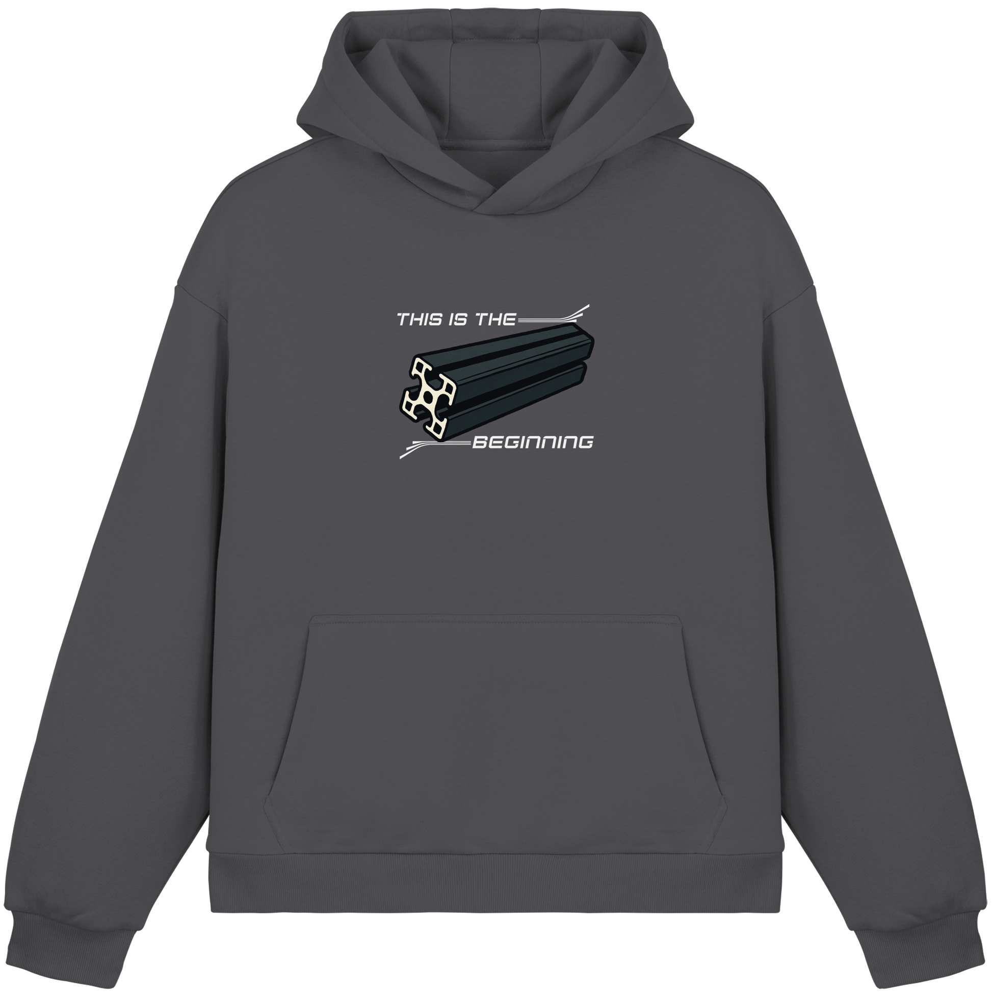 This is the beginning - Fluffy Boxcut Hoodie