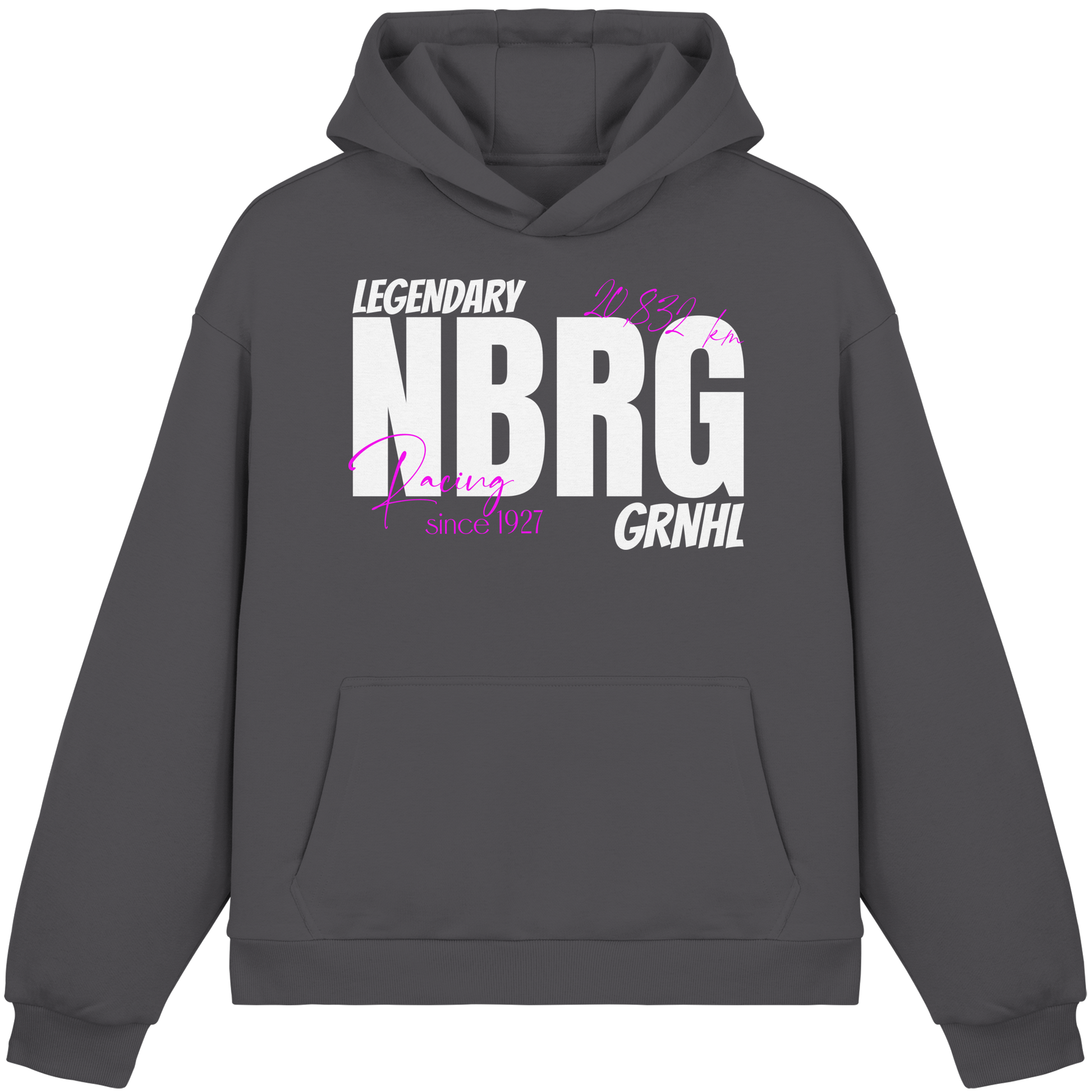 Legendary Nürburgring Racing since 1927 - Fluffy Boxcut Hoodie
