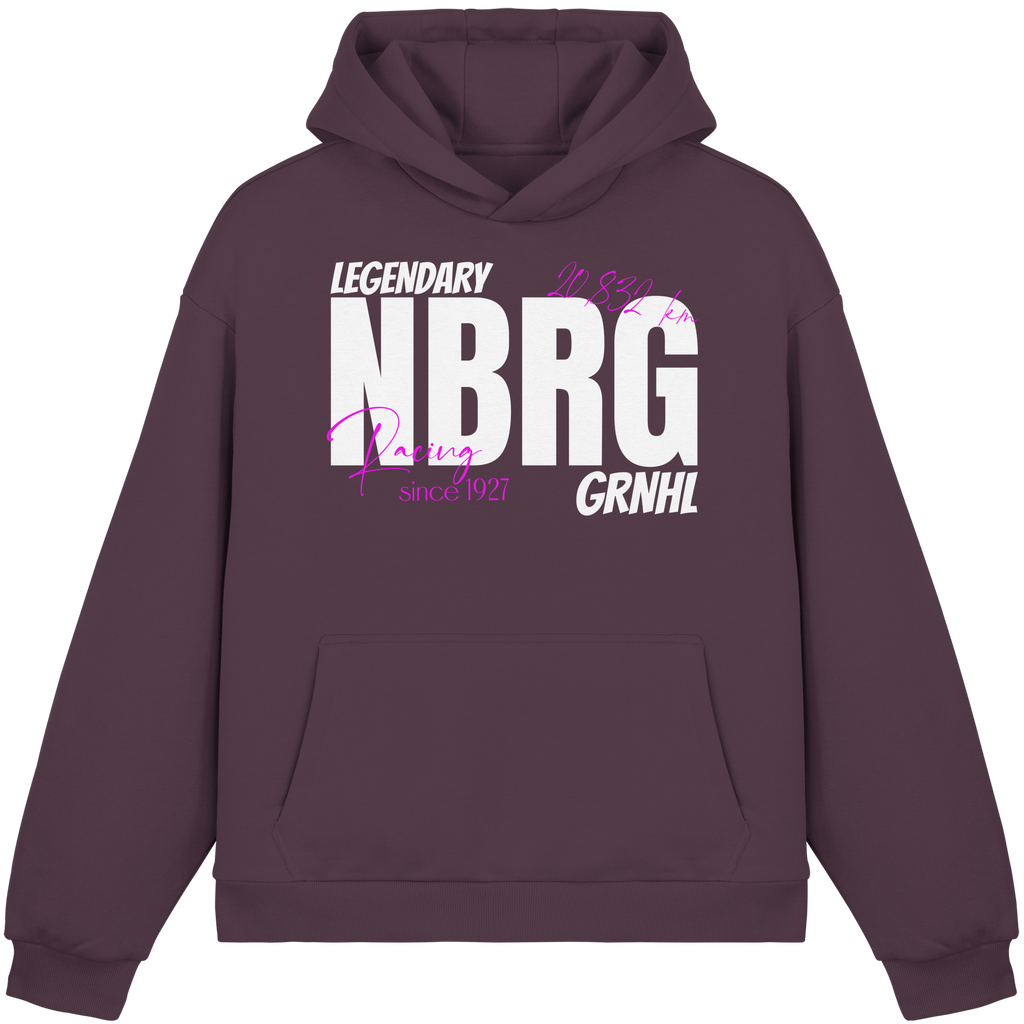 Legendary Nürburgring Racing since 1927 - Fluffy Boxcut Hoodie