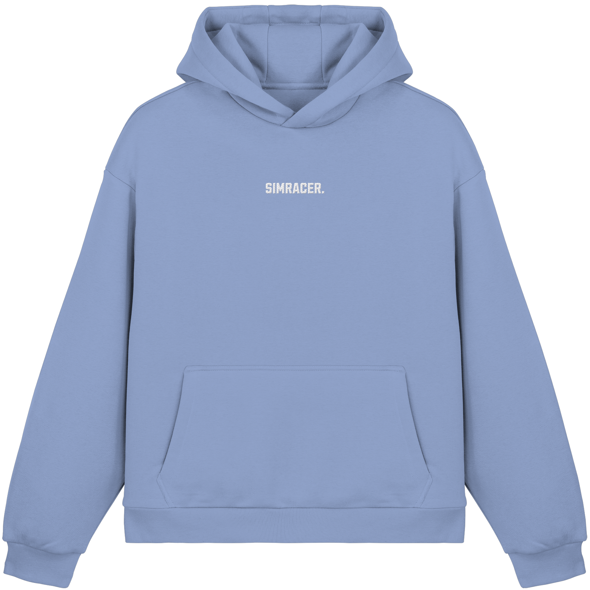 Simracer. Basic - Fluffy Boxcut Hoodie - Bestickt
