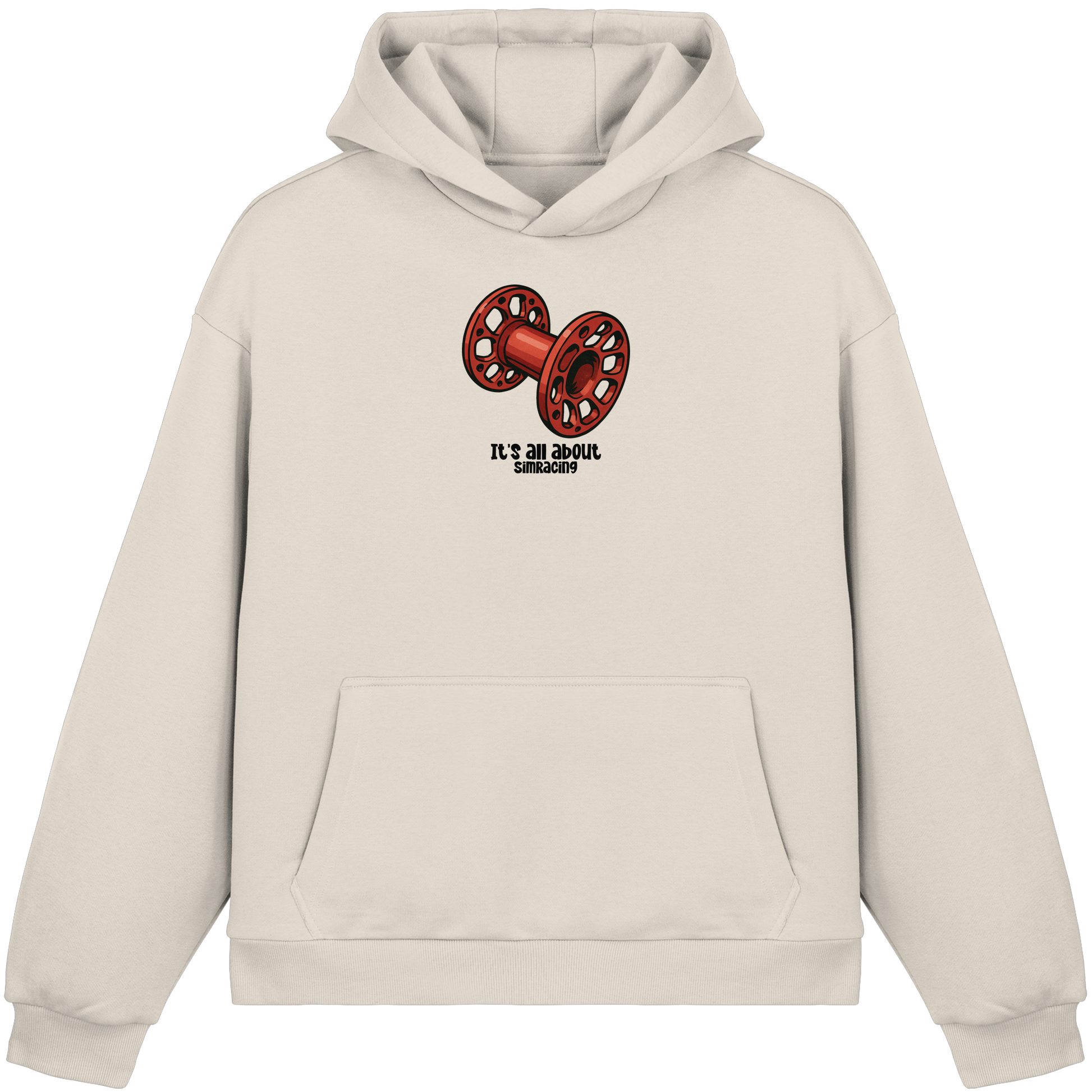 It´s all about SimRacing - Fluffy Boxcut Hoodie