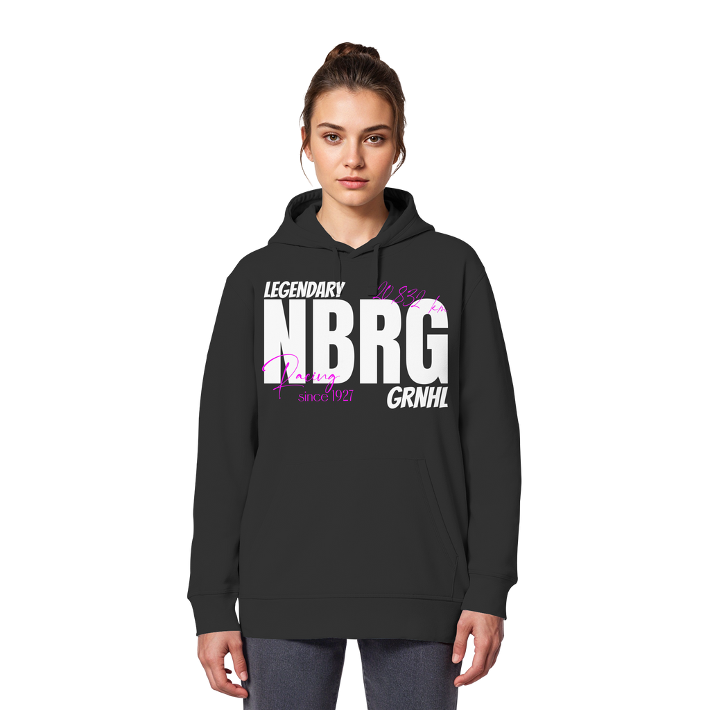 Legendary Nürburgring Racing since 1927 - Organic Basic Hoodie