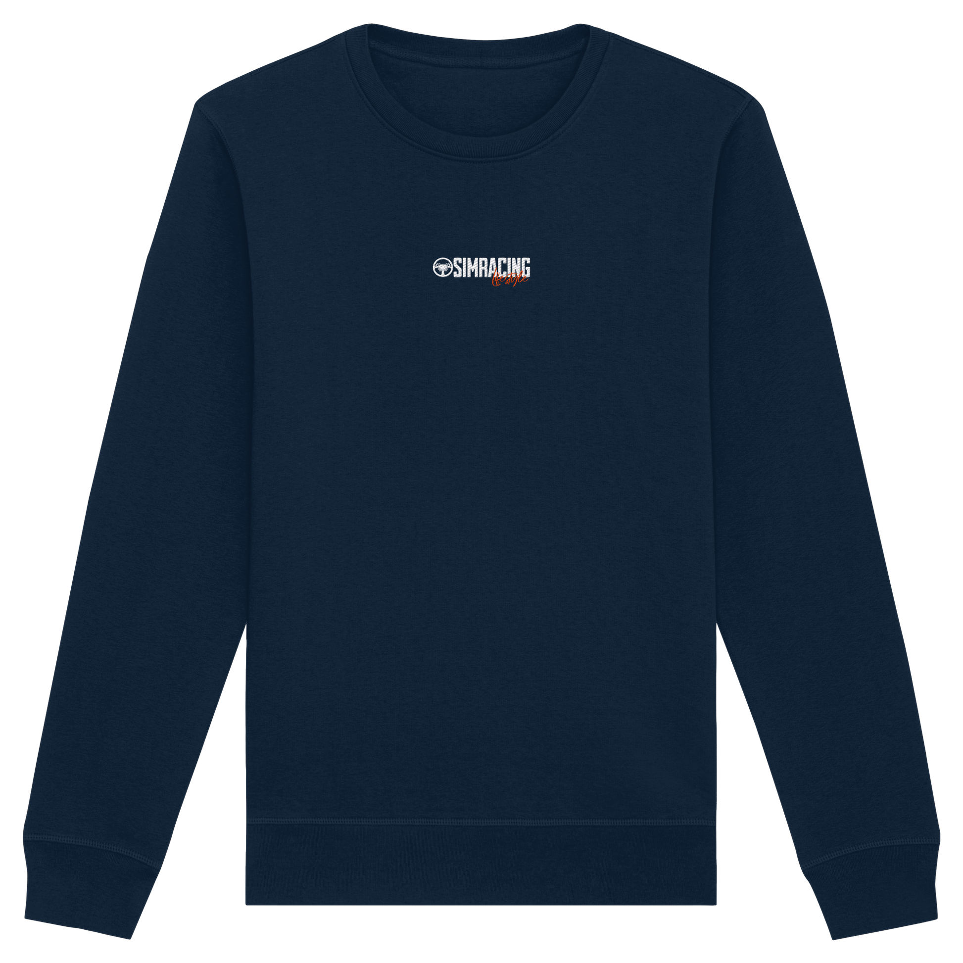 Simracing-Lifestyle - Crewneck - Stickmotiv vorne