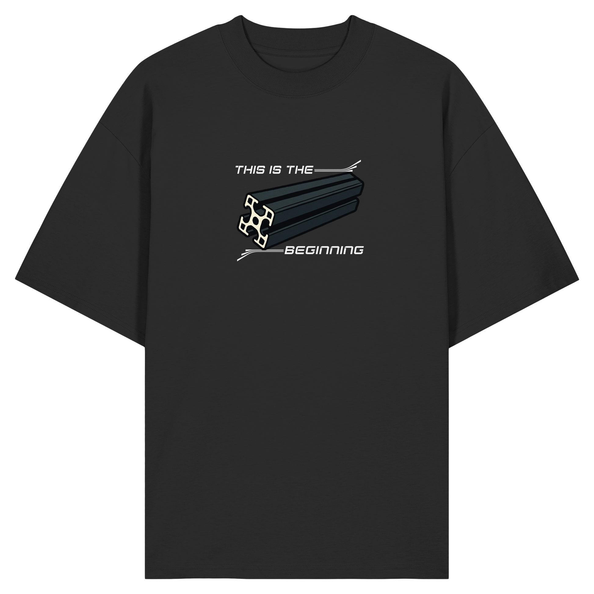 This is the beginning - Organic Oversize Shirt