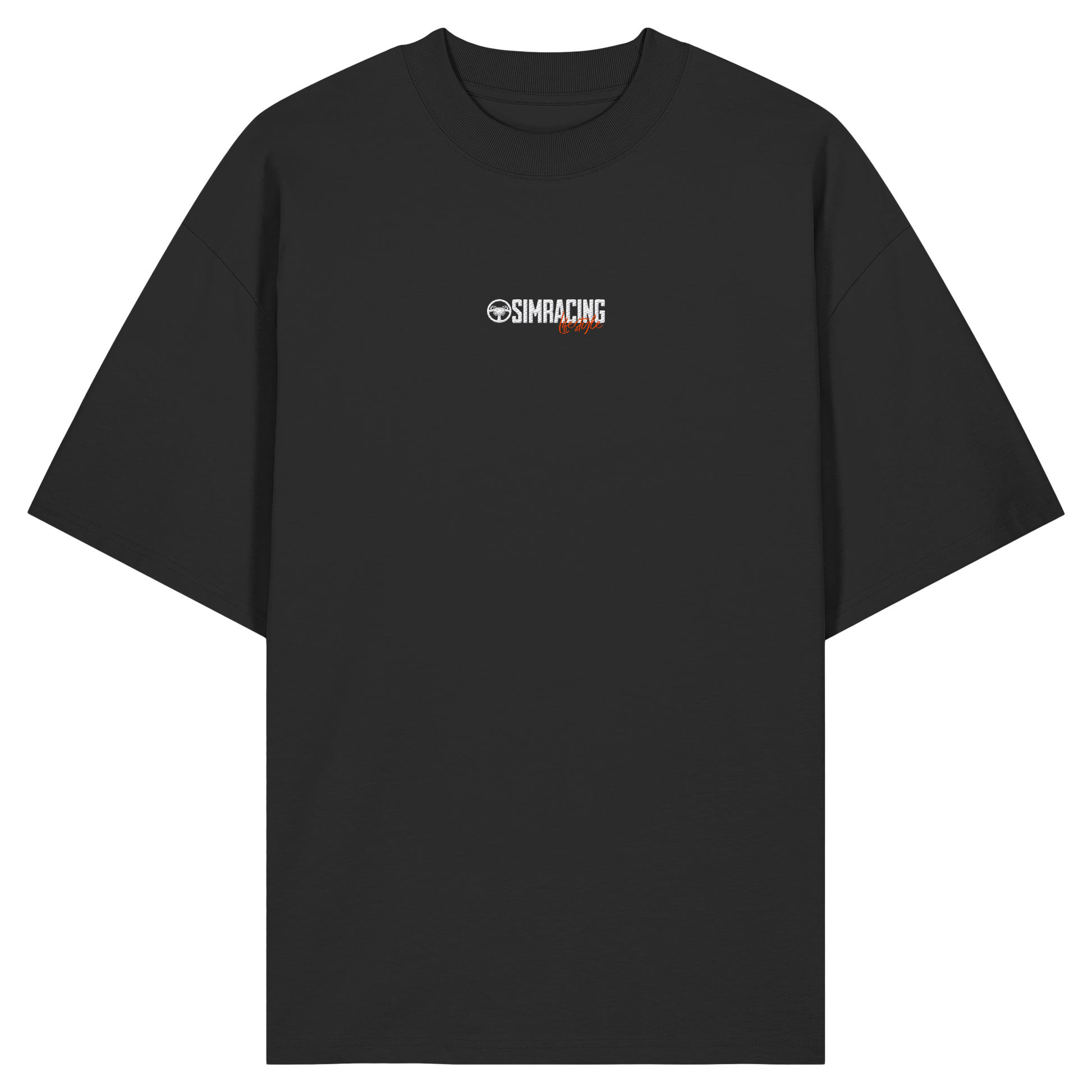 Simracing-Lifestyle - Oversize Shirt - Stickmotiv vorne