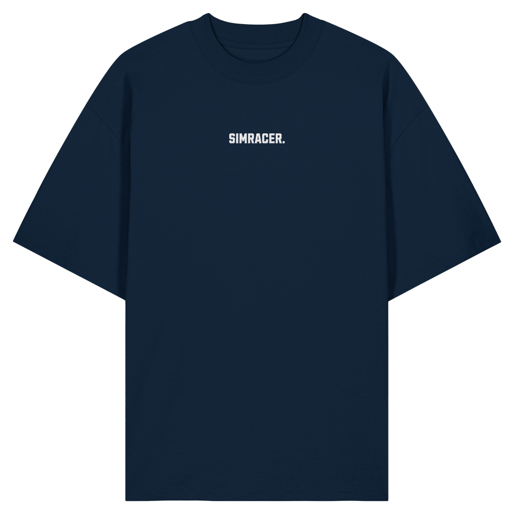 Simracer. Basic - Oversize Shirt - Bestickt