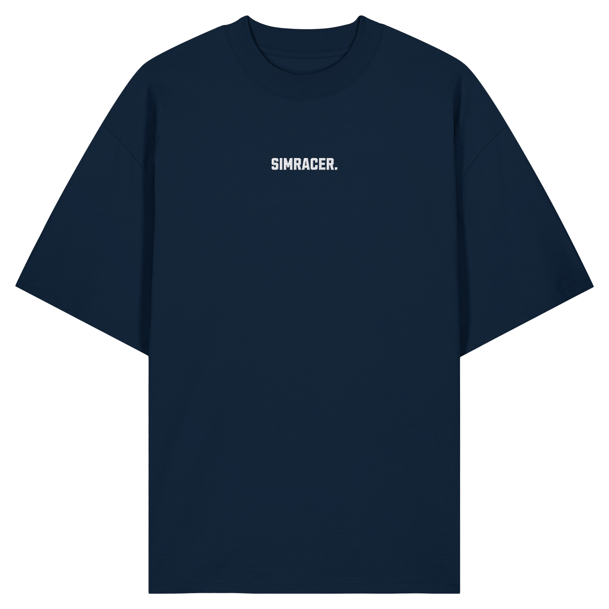 Simracer. Basic - Oversize Shirt - Bestickt