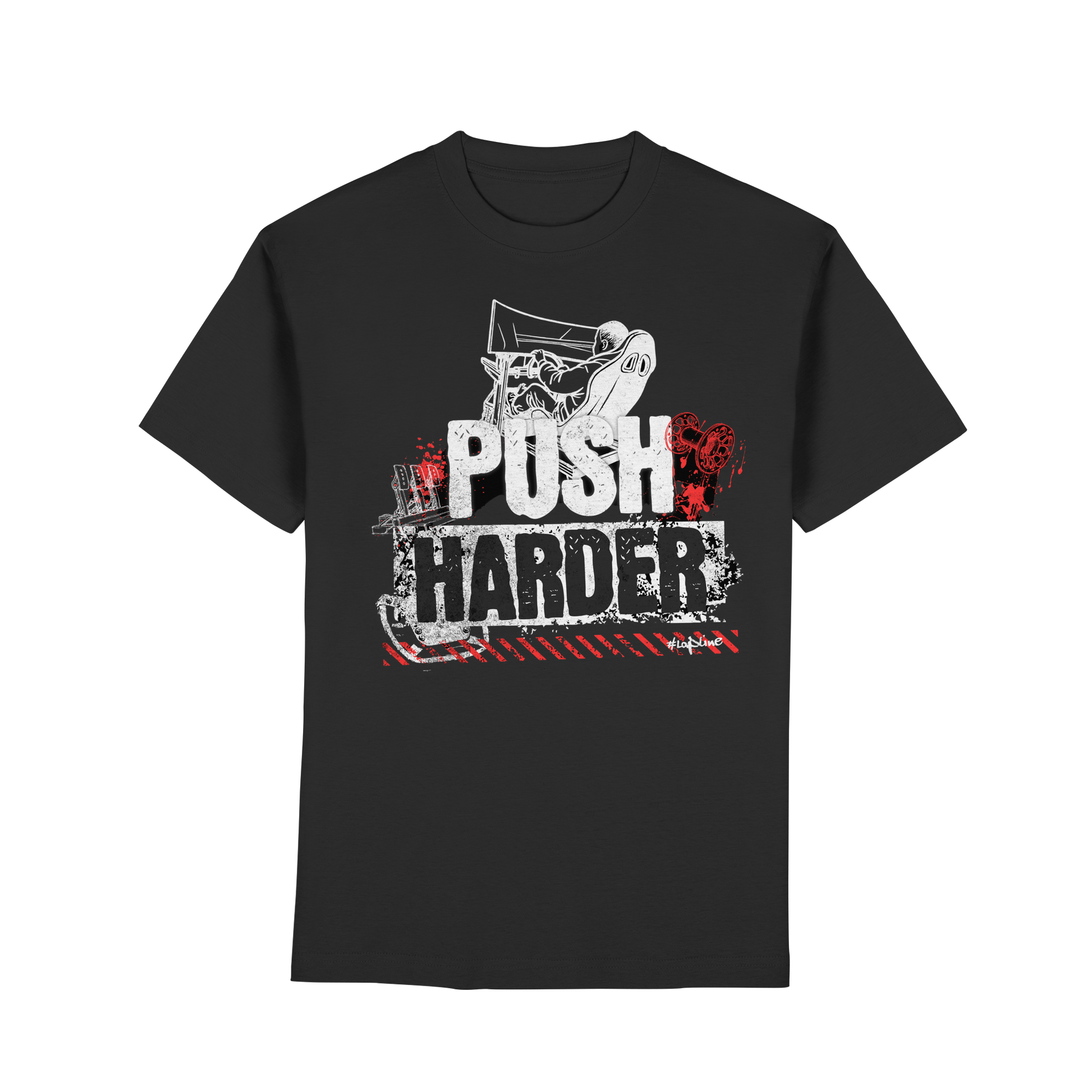 Push-Harder Frontprint Only - T-Shirt